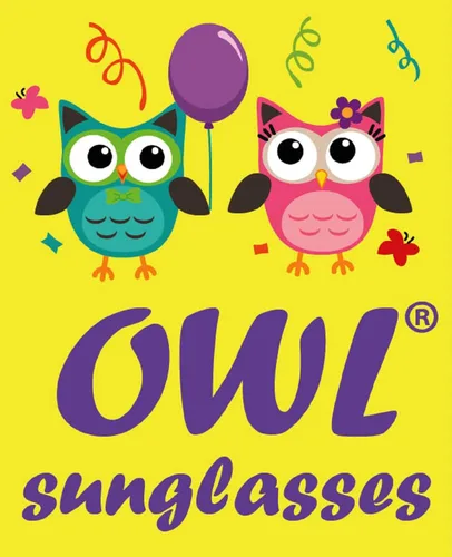 Vista 8 de OWL Los lentes transparentes de colores para niños protegen los ojos de los niños de UVB UVA Negro