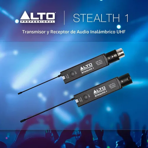 Vista 8 de ALTO Sistema de audio inalámbrico Stealth 1 Mono UHF XLR