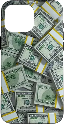 Vista 19 de Pile Money Finance Currency 100 Dollar Stacks Bill s Success Case para iPhone 17