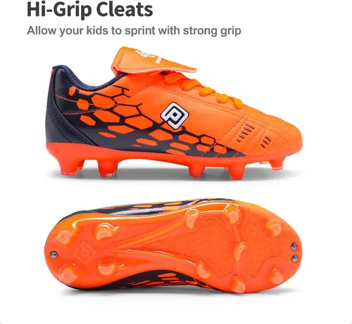 Vista 2 de DREAM PAIRS Zapatos de fútbol para niños y niñas (bebéniño pequeñoniño grande)