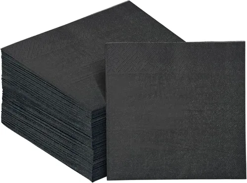 Vista 57 de Servilletas de cóctel de 24 colores de 5 x 5 pulgadas desechables servilletas de papel para bebidas para cóctel, boda, cena, fiesta de cumpleaños