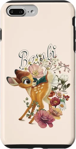 Vista 12 de Funda con logotipo de retrato floral Bambi para iPhone 16 Disney