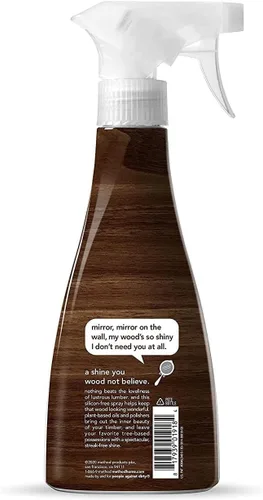 Vista 4 de Method Limpiador de acero inoxidable + pulidor de madera de 14 onzas, paquete de 14 onzas, 2