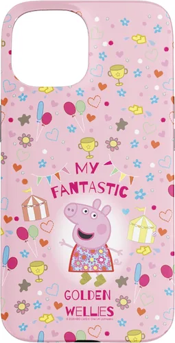 Vista 6 de Funda para iPhone 16 Peppa Pig My Fantastic Golden Wellies
