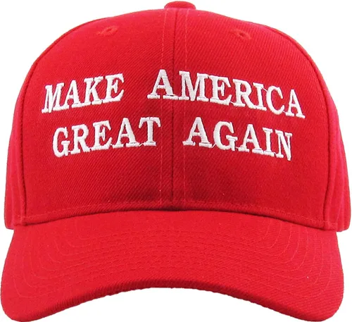 Vista 2 de KBETHOS - Gorra de béisbol ajustable diseño de Donald Trump color rojo