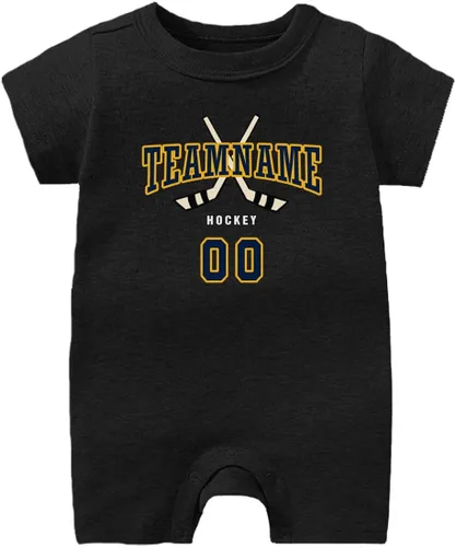 Vista 4 de BABYWEN Ropa de bebé, traje de hockey personalizado, camiseta de bebé para recién nacido, regalos para niños y niñas