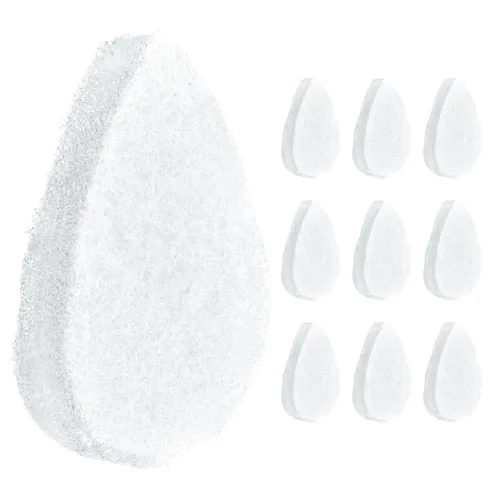 Vista 10 de IMPRESA Esponjas Exfoliantes para Limpieza Facial - Estilo Puff Regular - Esponjas Exfoliantes Reutilizables de Espuma Natural de Grado Médico