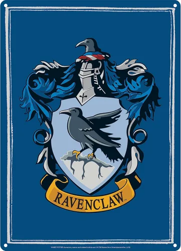 Vista 4 de Signo de hojalata pequeño - Harry Potter (Ravenclaw)