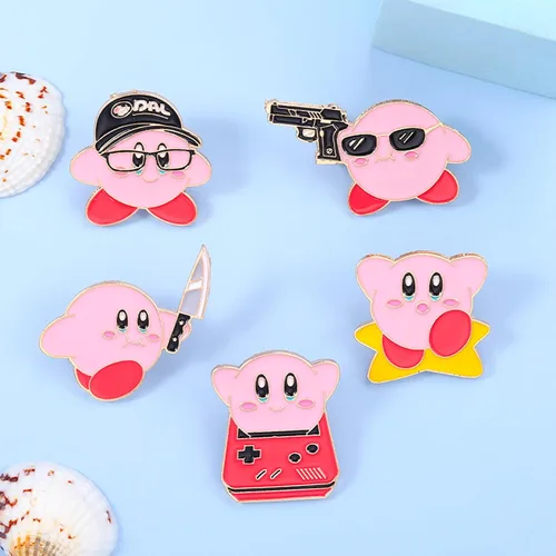 Vista 2 de LUKGELYAM Lindos alfileres esmaltados de dibujos animados, broche de solapa para mochila, chaquetas, divertidos alfileres de tigre para regalo