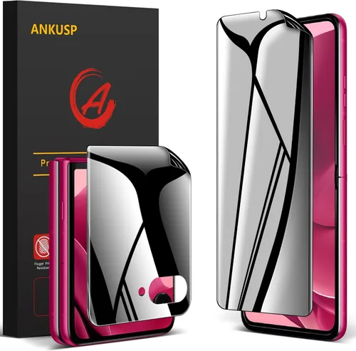 Vista 11 de [Paquete de 2] Protector de pantalla de privacidad compatible con Samsung Galaxy Note 10 Plus Note 10+ Note 10 Plus 5G