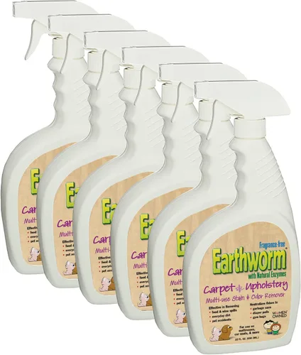 Vista 10 de Earthworm Limpiador de alfombras y tapicería, removedor de manchas y manchas, enzimas naturales, más seguro para la familia, respetuoso con el medio
