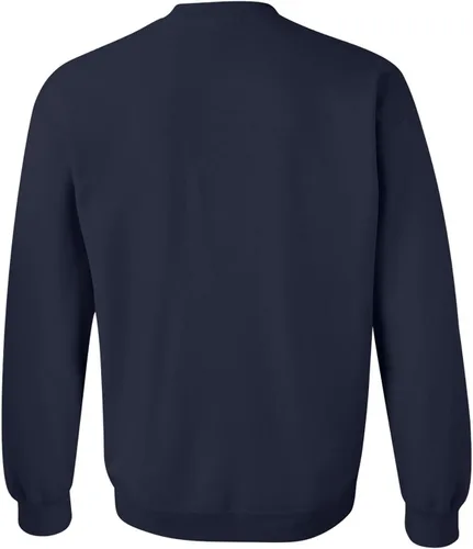 Vista 3 de UGP Campus Apparel NCAA Bloque Básico, Cuello Redondo Color del Equipo, Colegio, Universidad Cremalleras Akron Navy