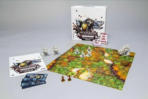Vista 2 de Horizon Zero Dawn: The Soldiers of the Sun Expansion - Una expansión de juego de mesa de Steamforged Games - 60-90 minutos de juego - Noche