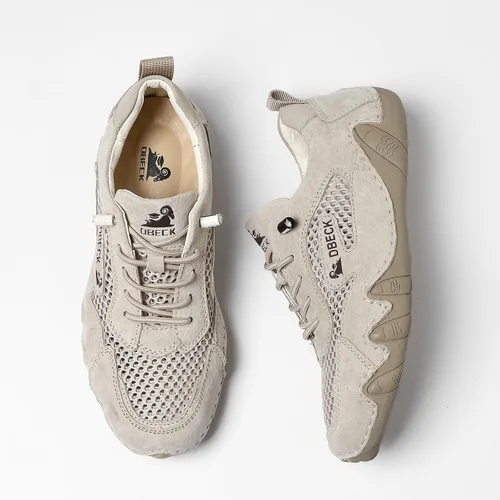 Vista 2 de JishinGal Dbeck - Zapatos deportivos de malla para exteriores para senderismo y caminar, zapatos deportivos de verano para mujer, malla