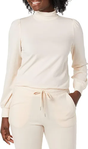 Vista 4 de Amazon Aware Top de cuello alto y manga larga para mujer (disponible en tallas extragrandes)