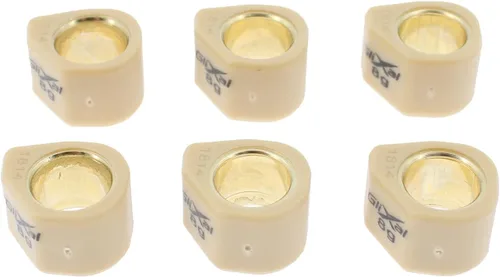 Vista 3 de Glixal deslizadores de variador polígono de alto rendimiento de 18x14mm, rodillos deslizantes de carreras de peso de 152QMI 157QMJ GY6 125cc 150cc