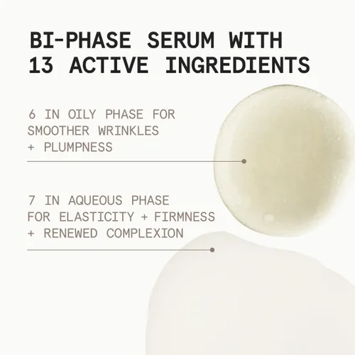 Vista 6 de KORRES Black Pine - Suero de noche para rostro, piel madura con alternativa de ácido glicólico derivado de plantas, tratamiento bifásico