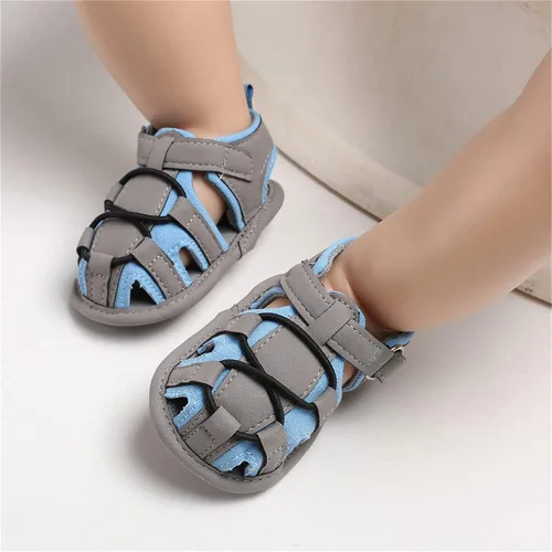 Vista 2 de Timatego Infant Baby Girls Summer Sandals with Flower Soft Sole Newborn Toddler First Walker Crib Dress Shoes