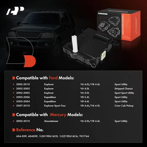 Vista 2 de A-Premium Actuador de puerta de mezcla de calentador HVAC compatible con Ford Explorer 2002-2010, Expedition 2003-2006, Explorer Sport Trac