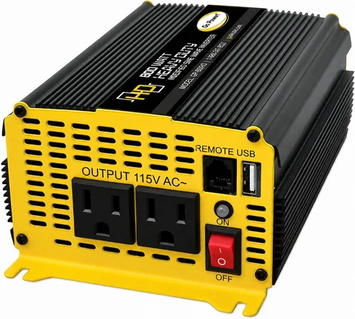 Vista 9 de Go Power GP-225HD - Inversor de corriente de onda sinusoidal modificada