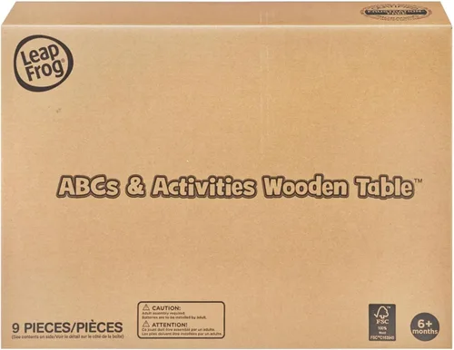 Vista 5 de LeapFrog ABC y actividades mesa de madera (embalaje libre de frustración)