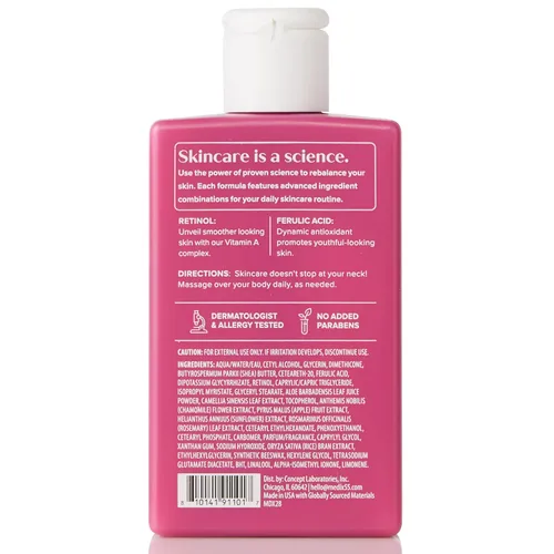 Vista 8 de Medix 5.5 Crema hidratante reafirmante con loción corporal de retinol Tratamiento para el cuidado de la piel crepey Crema corporal con retinol
