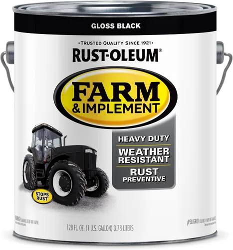 Vista 31 de Rust-Oleum Farm & Implement 280176 - Pintura esmaltada, galón, naranja (Allis Chalmers Orange)