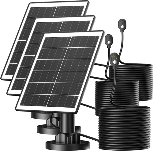 Vista 9 de Cargador de panel solar de 5 W compatible con cámara Arlo Pro 5S/Pro 4/Pro 3/Ultra/Ultra 2/Go 2, carga de paneles solares con cable de carga