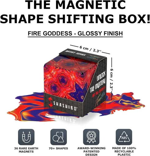 Vista 2 de SHASHIBO Paquete de 2 - Fire Goddes y Disco Plaid