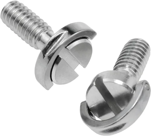 Vista 2 de Lovelysp - Tornillos de fijación de cámara de acero inoxidable con anillo en D de 1/4-20 roscas, adecuados para tornillos adaptadores, trípode