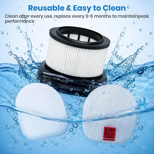 Vista 6 de IZ361H Filtro Patr, repuesto para Shark Rocket Pet Pro IZ162H, IZ361H, IZ362H, IZ363HT, IZ440H, IZ441H, IZ462H, aspiradora vertical inalámbrica