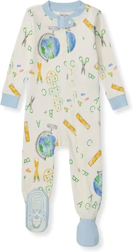 Vista 115 de Burt's Bees Baby - Pijama de una pieza para bebé, mameluco para dormir y jugar, algodón 100% orgánico, cremallera frontal