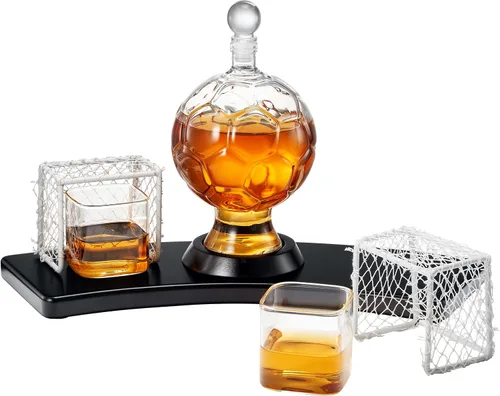 Vista 11 de Regalos de béisbol para hombres, juegos de decantador de whisky para hombres, juego de decantador de bate de béisbol de 20 onzas con 2 vasos, regalo