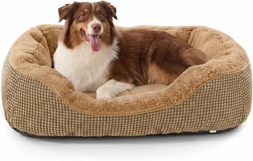 Vista 48 de Invenho - Camas para perros pequeños y medianos lavables, ortopédicas, calmantes, autocalentamiento, suaves, duraderas, con fondo antideslizante