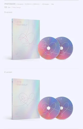 Vista 3 de BTS - [Ámate a ti mismo 'Respuesta'] 4º álbum 4 VER SET 2CD+116p PhotoBook+20p Mini Book+1p PhotoCard+1p Pegatina+Juego de tarjetas fotográficas
