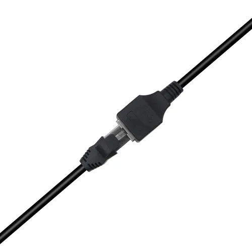 Vista 3 de Cable de conexión Ethernet Cat6 de encendido/apagado RJ45 macho a hembra, cable de red de Internet de alta velocidad LAN con interruptor