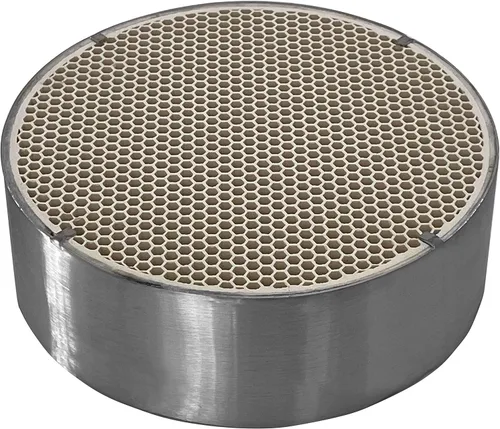 Vista 9 de Protalwell Combustor catalítico para estufa de leña, reemplazo de combustión catalítica de cerámica redonda de 6 pulgadas para estufas de leña