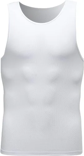 Vista 4 de Santic Ciclismo capa base para hombre Ciclismo Tank Top sin mangas Ciclismo Jersey Undershirt Chaleco de secado rápido estrella