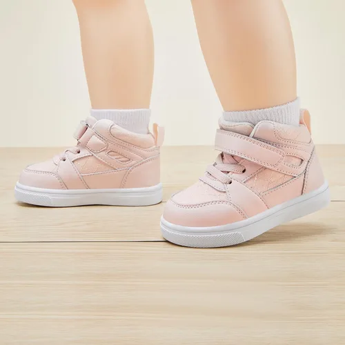 Vista 2 de BMCiTYBM Zapatos de bebé para niños y niñas, zapatos para caminar para niños pequeños, zapatos ligeros antideslizantes para 6, 9, 12, 18, 24 meses