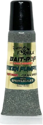 Vista 12 de Bait Pop Black & Blue - Intensificador de sonar vivo perfumado con escamas de destellos de 0.5 onzas