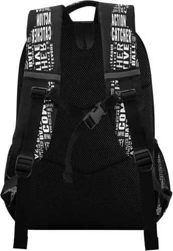 Vista 2 de Mochila para niños y niñas, mochilas escolares para estudiantes, bolsa para computadora portátil, mochila casual, mochila con doble cremallera