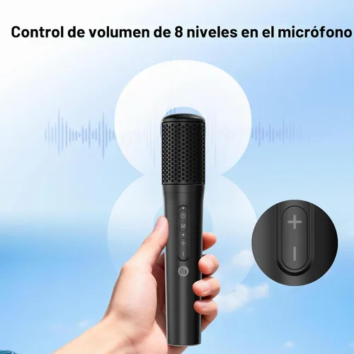Vista 6 de TAZATA Sistema de micrófonos inalámbricos, micrófono de mano dual con receptor recargable, para karaoke, discurso, boda, iglesia, sistema de PA