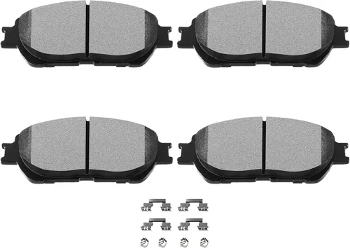 Vista 18 de SCITOO Juego de pastillas de freno semimetálicas delanteras D412 para Chevrolet Camaro 1988-1991, Chevrolet Corvette 1988-1996, Pontiac Firebird