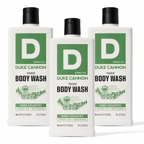 Vista 12 de Duke Cannon Gel de baño grueso de alta viscosidad, Buck Moon, 17.5 onzas, aroma a vetiver y musgo de roble, enriquecido con minerales, sin parabenos