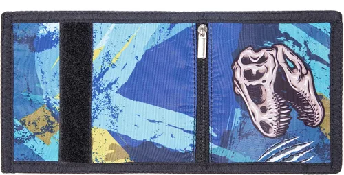 Vista 2 de Billetera para niños y niñas, cartera para niños pequeños, billetera de lona triple para exteriores, para niños y niños, cartera novedosa