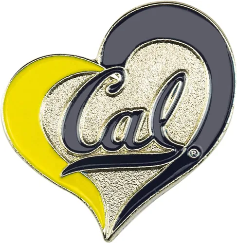 Vista 29 de aminco NCAA - Pin de corazón de remolino unisex
