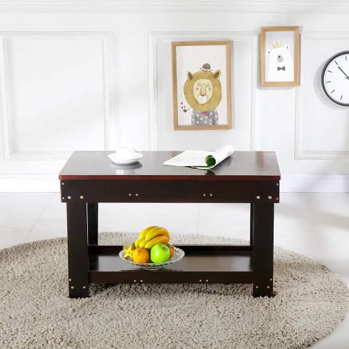 Vista 6 de Mesa de actividades para niños YouHi con tablero para actividades de bloques (Marrón oscuro)
