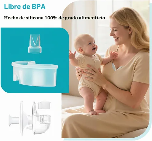Vista 2 de Paruu Diafragma P16 y reemplazo de válvula, solo para extractor de leche portátil P16, paquete de 2 juegos de accesorios originales