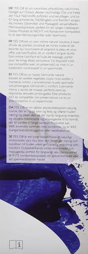 Vista 3 de Organic Care YES OB - Lubricante personal a base de aceite vegetal natural orgánico de 2.7 fl oz para mujeres