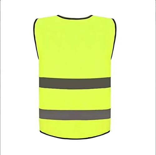 Vista 3 de zojo Chalecos de seguridad para niños de alta visibilidad, talla M, se adapta a edades de 8 a 10 años. Altura 47.2 in-55.1 in (3" 11.2'-4" 7') niños